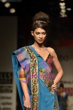Model walks the ramp for Niki Mahajan show on Wills Lifestyle India Fashion Week 2011-Day 4 in Delhi on 9th April 2011 (58).JPG